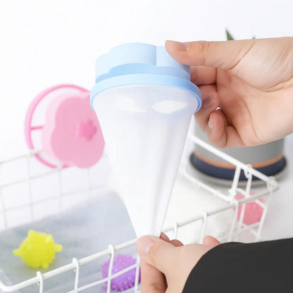 Set of 4 Hair Catcher Capsules for Washing Machine