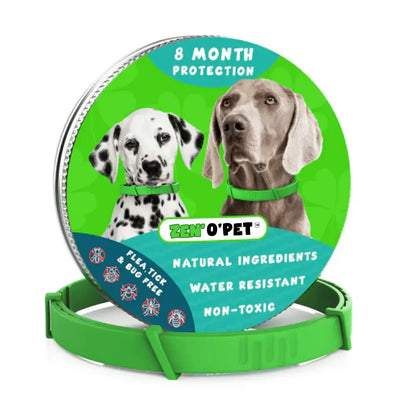 Collier anti-puces et tiques pour chiens – 8 mois de protection