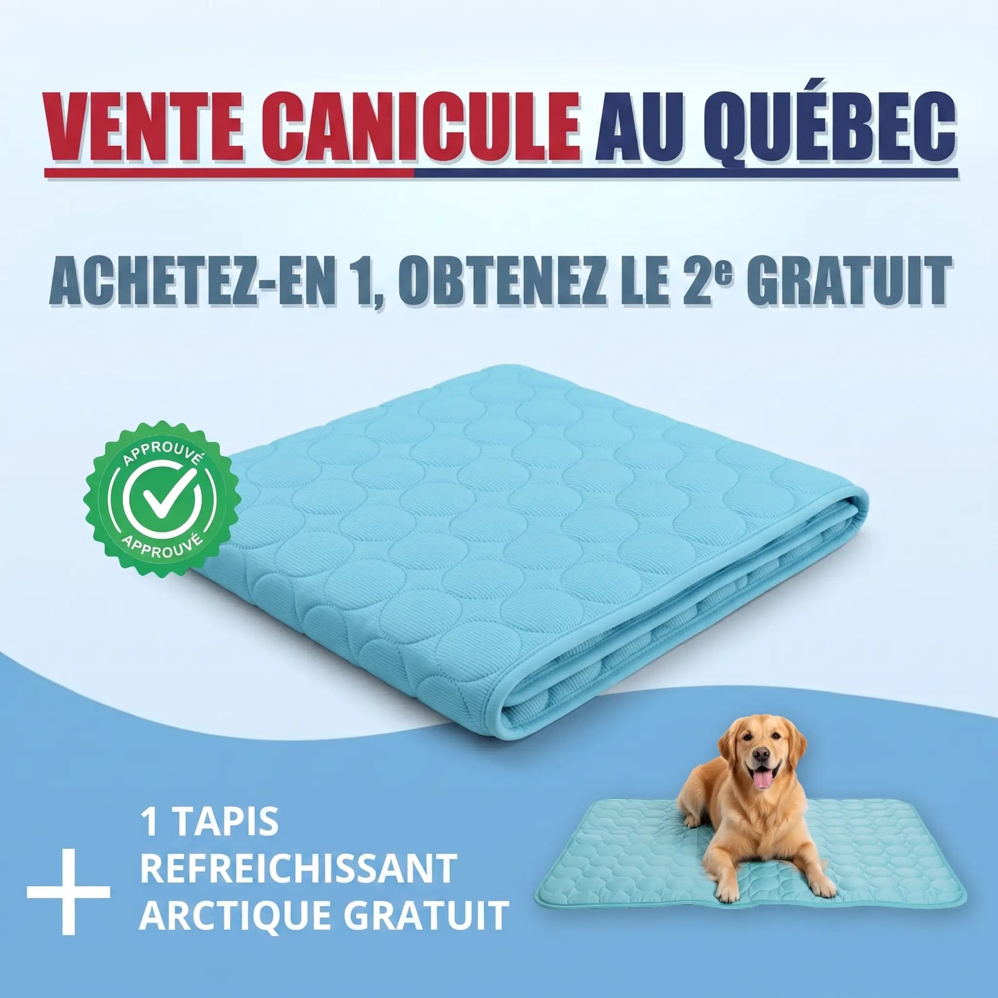 Tapis rafraîchissant Arctic™— 2 pour 1