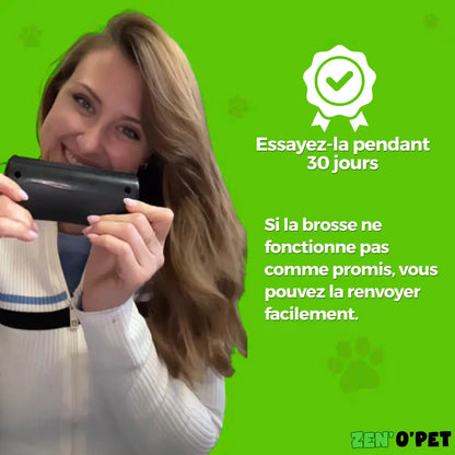 Brosse PelageZen – Élimine 95 % des poils en 2 minutes