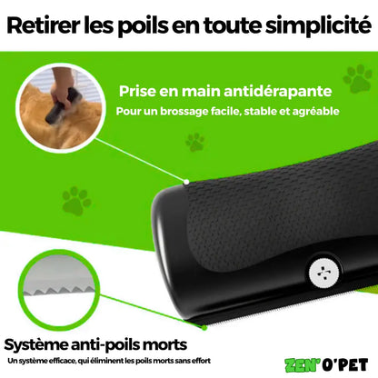 Brosse PelageZen – Élimine 95 % des poils en 2 minutes