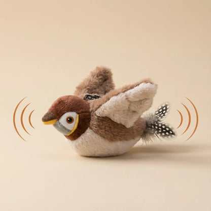Zenopet® Oiseau Interactif Réaliste pour Chat